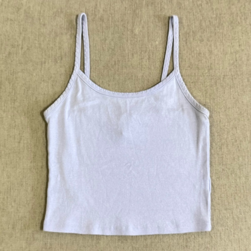 Lilac Purple Cropped Tank